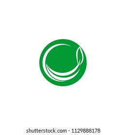 green tree leaf logo
