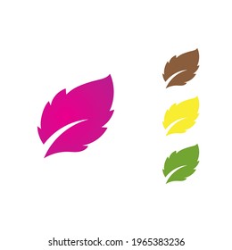  logotipo de hoja verde ecología elemento de naturaleza vector