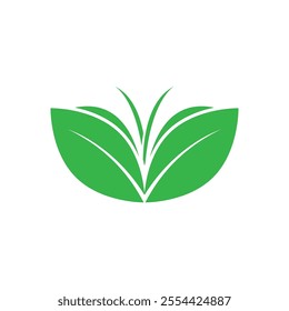 Green tree leaf nature logo images illustration design