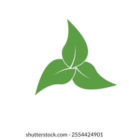 Green tree leaf nature logo images illustration design