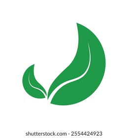 Green tree leaf nature logo images illustration design