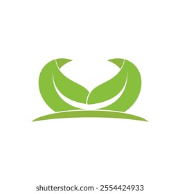 Green tree leaf nature logo images illustration design