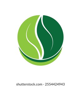Green tree leaf nature logo images illustration design