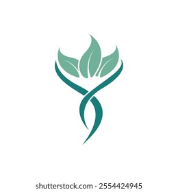 Green tree leaf nature logo images illustration design