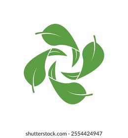 Green tree leaf nature logo images illustration design