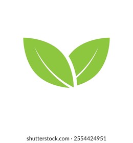 Green tree leaf nature logo images illustration design