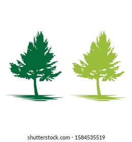  Green Tree logo design template,Tree Vector logo design,