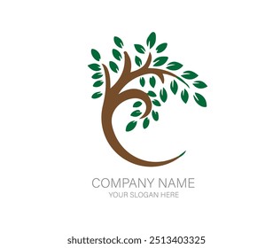 Green Tree Logo Design With Your Company
