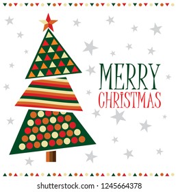 Green Tree Merry Christmas