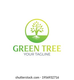 Green Tree Natural  Logo Design