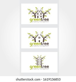 Green Tree Property Management Logo Template