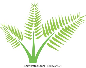 green tree sihluette. vector silhouette. vector illustration.