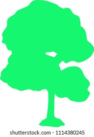 Green Tree silhouette