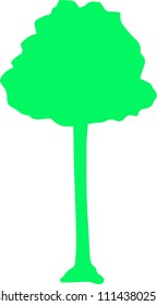 Green Tree silhouette