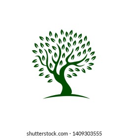 Green tree vector symbols nature wood trees organic pictures