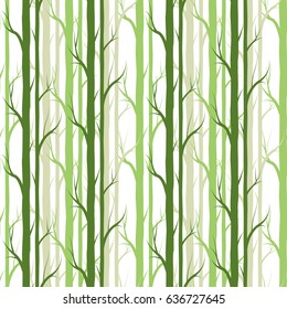 green  tree.seamless pattern.vector.fabricDesign element for wallpapers, web site background, baby shower invitation, birthday card, scrapbooking, fabric print etc. Vector illustration.