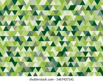 Green triangle abstract background design