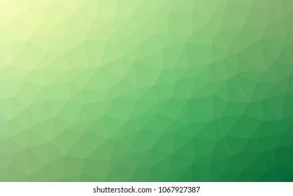 green triangle background