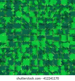 Green triangle circle beautiful abstract background