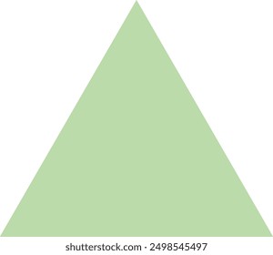 green triangle geometric shape creative