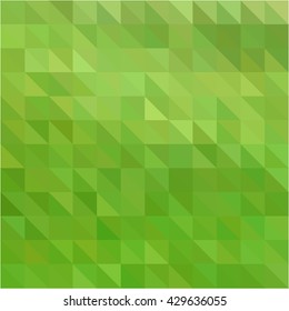 green triangle grid abstract background