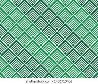 Green triangle sorting vector design