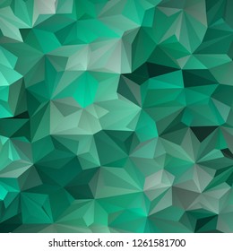 Green triangle template for your presentation. abstract background