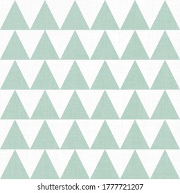 triángulos verdes en filas horizontales texturados monocromo vectores geométricos patrón sin fisuras sobre fondo blanco