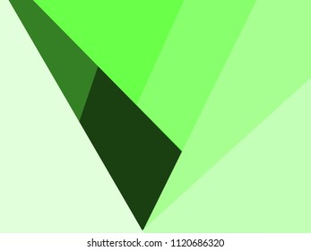 Green triangles on green background
