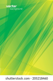 GREEN TRIANGLES - VECTOR ABSTRACT BACKGROUND