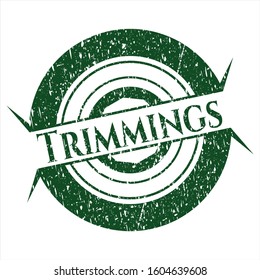 Green Trimmings distress rubber grunge texture stamp