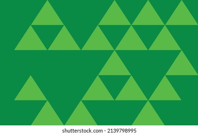 green tringle pattern abstract graphic vector illustration