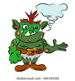 green troll monster