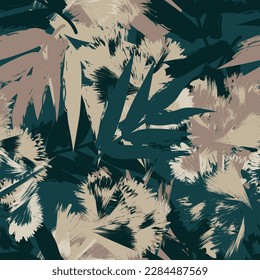 Green Tropical Leaf seamless pattern design for fashion textiles, graphics and crafts