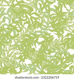 Green Tropical Leaf seamless pattern design for fashion textiles, graphics and crafts