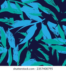 Green Tropical Leaf seamless pattern design for fashion textiles, graphics and crafts
