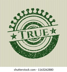 Green True rubber grunge seal