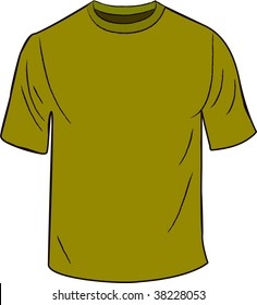 plantilla de diseño de camiseta verde