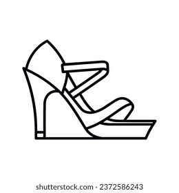 Green T-Strap Heels Women's Fashionable Shoes and footwear Flat Color Icon set isolated on white background flat color vector illustration Pixel perfect