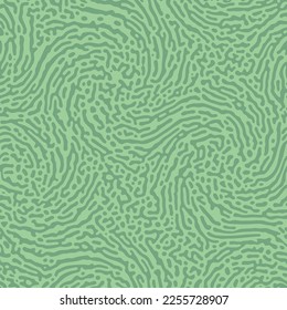 Resumen de Turing Verde Patrón Trippy sin Marea, Textura Orgánica