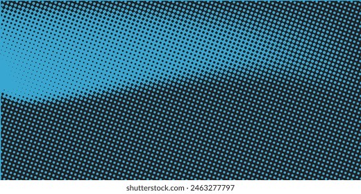 Green - turquoise background divided by diagonal. Vector illustration Background into two colors with halftone. vector 