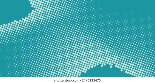 Green - turquoise background divided by diagonal. Vector illustration Background into two colors 
