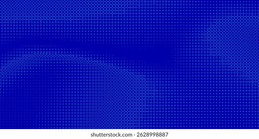 Green - turquoise background divided by diagonal. Vector illustration Background into two colors with halftone
