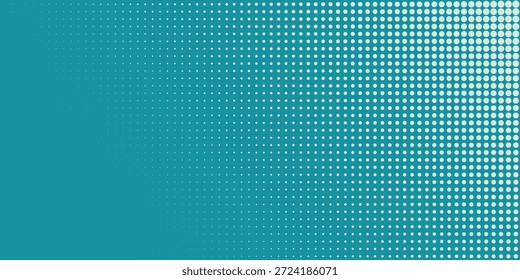 Grün - türkiser Hintergrund geteilt durch Diagonale. Vektorgrafik Hintergrund in zwei Farben mit Halbton. EPS 10