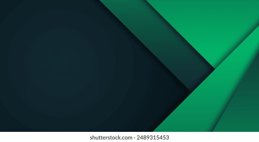 Capa de superposición de Vector de fondo azul y turquesa verde en el espacio oscuro para el diseño de fondo