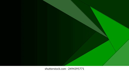 Green turquoise and Blue background vector overlap layer on dark space for background design