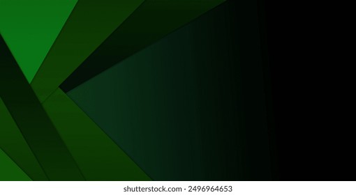 Green turquoise and Blue background vector overlap layer on dark space for background design