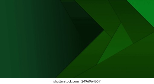 Green turquoise and Blue background vector overlap layer on dark space for background design