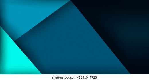 Green turquoise and Blue background vector overlap layer on dark space for background design.vector eps10