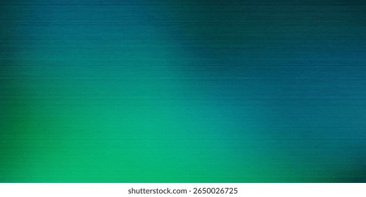 Green turquoise teal blue abstract texture background. Color gradient. Colorful matte background with space for design. Toned canvas fabric. Web banner. Wide. Long. Panoramic. Website.